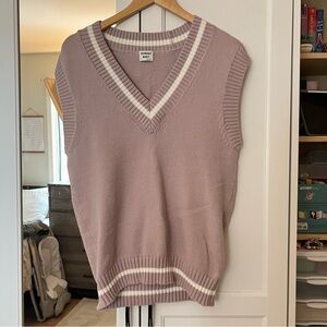 Aritzia Sunday Best V-Neck Sweater Vest